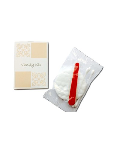 Acanto Vanity kit contiene: dischetti di cotone, lima per inghie e cotton fioc 100pz