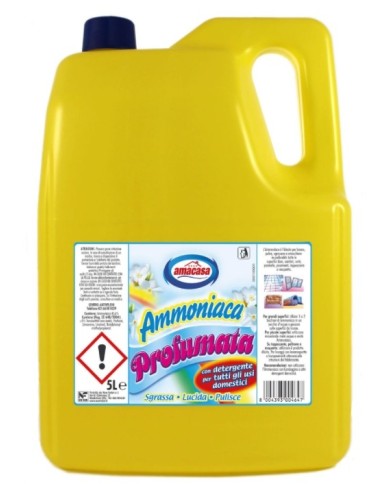Ammoniaca Profumo floreale con Detergente 5lt