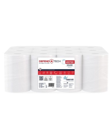 Asciugamani in rotolo Papernet Centrefeed Mini 218strappi (20,9x36,5cm) 77mt 2V Conf. 12 pezzi