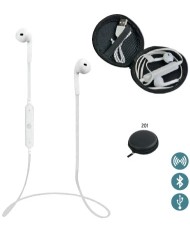 Auricolari stereo Bluetooth V 4.2 + EDR con microfono integrato confezionasto in custodia in EVA -In eaurimento
