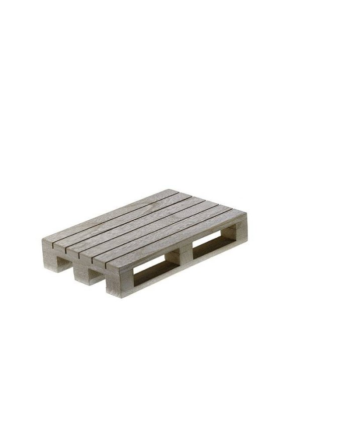 Bancalini in Abete legno rettangolare bianco decapato cm.20x13x3.5h