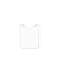 Bavaglio bianco in tnt 39x36cm 100pz