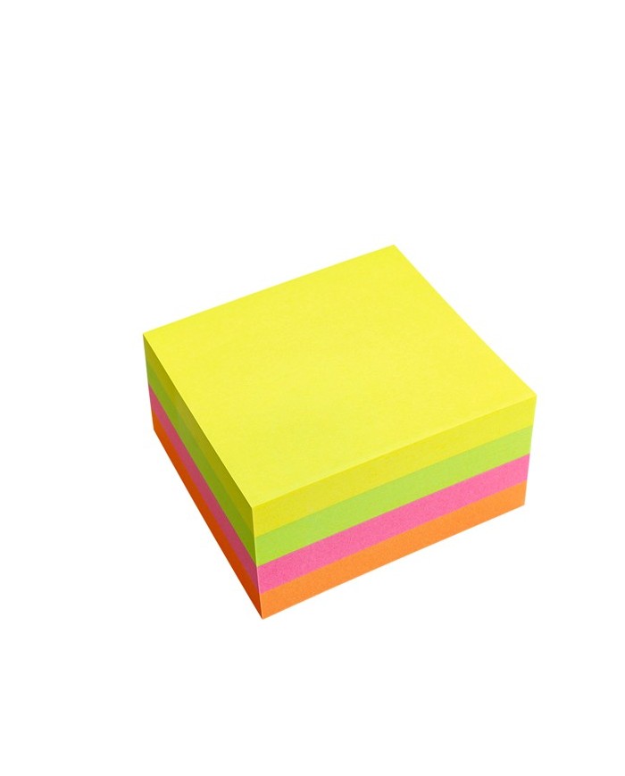 Biglietti adesivi Cubo assortito neon 75x75mm 70gr 320 fogli Starline