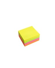 Biglietti adesivi Cubo assortito neon 75x75mm 70gr 320 fogli Starline