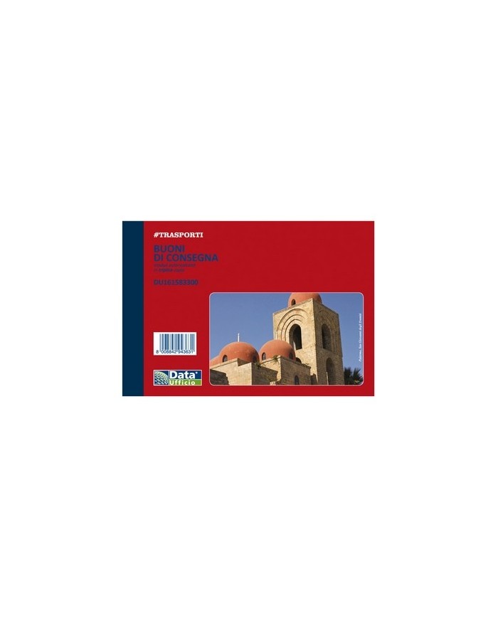 Blocco buoni di consegna data ufficio 11,5x16,5cm 33x3 copie autoricalcanti (Min.Mul./5)