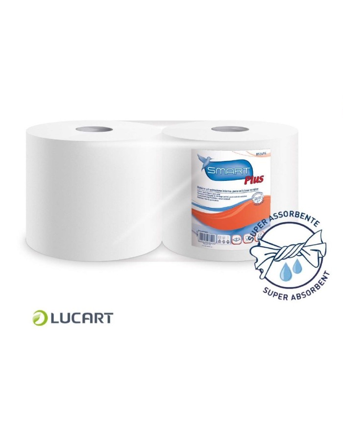 Bobine industriali a spirale Pure Pulp Smart Plus 2 veli 2rotoli