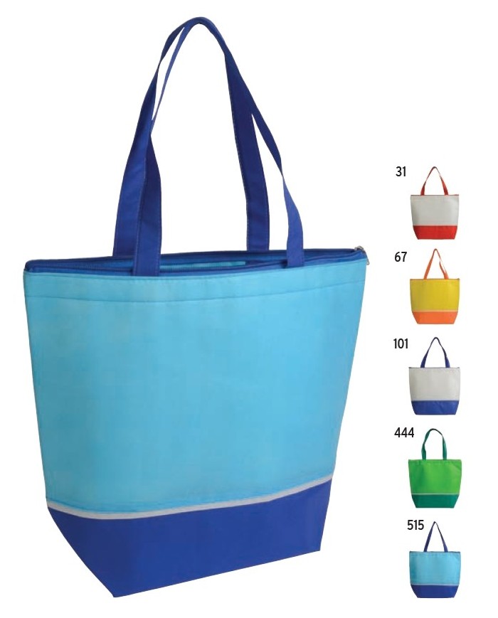 Borsa termica in tnt, interno argentato