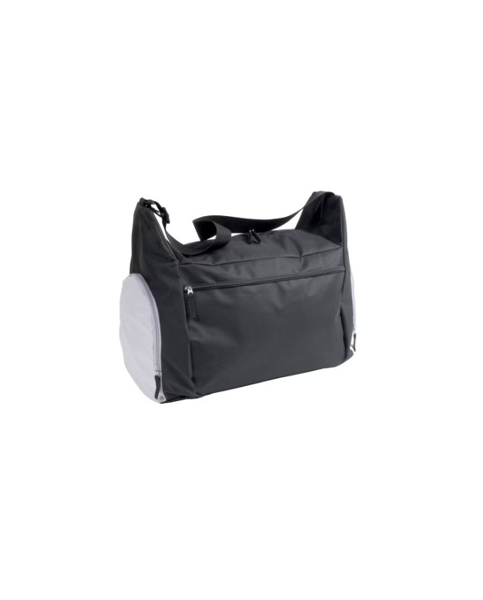 Borsone sport/viaggio in poliestere 600D con tracolla regolabile, 2 scomparti e tasca porta scarpe