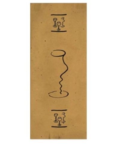 Busta portaposate Cartapaglia Wine Bar con tovagliolo 38x38 700pz