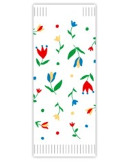 Busta portaposate Tulipani con tovagliolo 38x38 1000pz