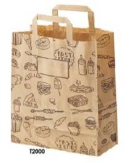 Buste in carta per asporto 20+10x32cm 50pz