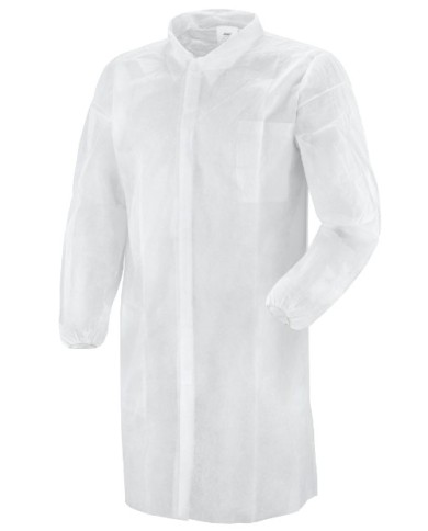 Camice con velcro in PLP light 30gr bianco Tg. M-XXL