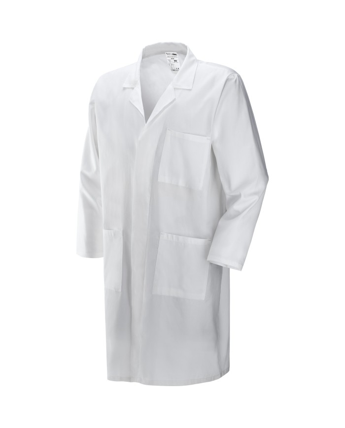 Camice Satin in tessuto cotone bianco Tg.46-60