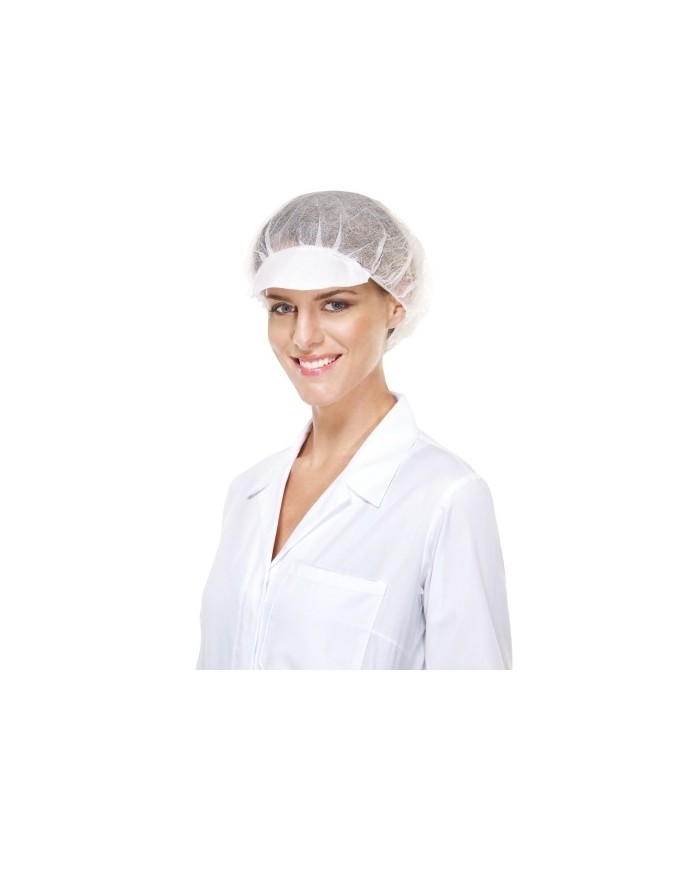 Cappello con visiera in 100% polipropilene 100pz
