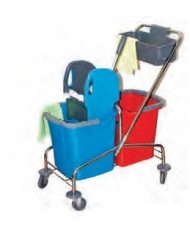 Carrello Passpartout bivasca cromato 50lt