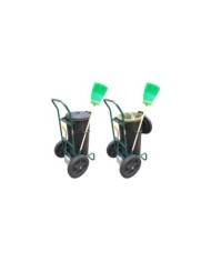 Carrello porta bidone PB100 + bidone 100lt