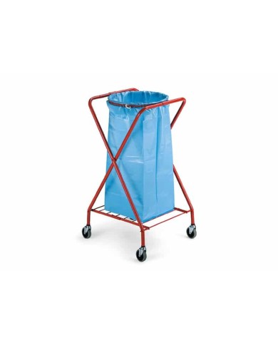 Carrello portasacco tondo fisso, verniciato a "X"
