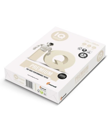 Carta IQ Premium - A4 - 120 gr - bianco - Mondi - conf. 250 fogli