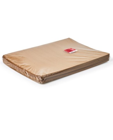 Carta Kraft per pacchi 70gr foglio 100x140cm avana millerighe Rex Sadoch conf. 50 fogli