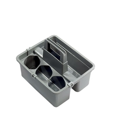 Cassetta portaoggetti con ferma flaconi