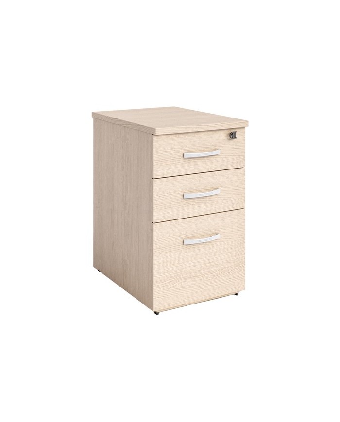 Cassettiera Agorà Compact 3 cassetti 44x60x73 cm rovere