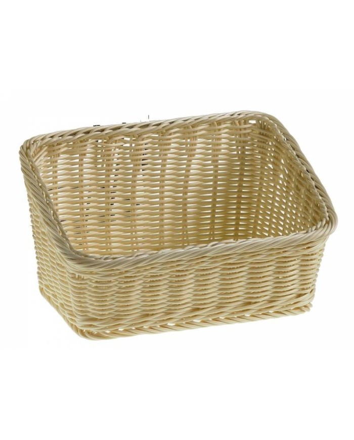 Cestino Prestige inclinato portapane in polipropilene 34x24x11/18cm