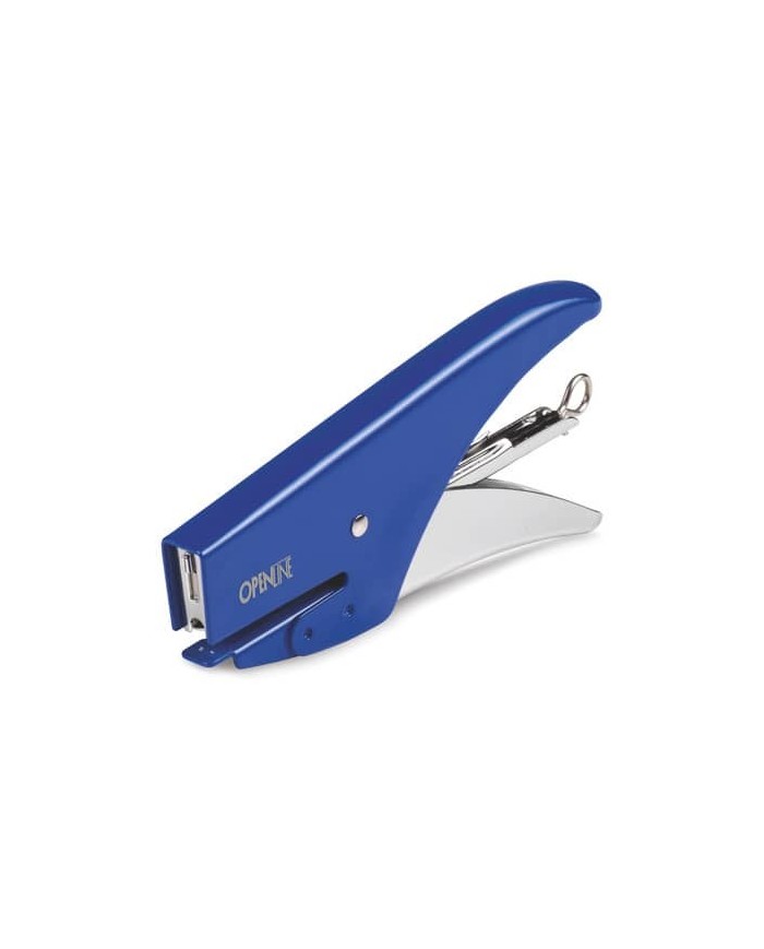 Cucitrice manuale a pinza OPENLINE passo 6 max 18 ff blu 0185B blu