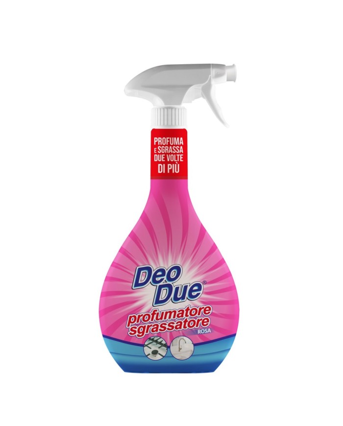 Deo Due Sgrassatore profumatore Rosa 600ml