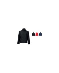 Felpa da uomo a zip intera in micropolar con 2 tasche Tg.S-XXL