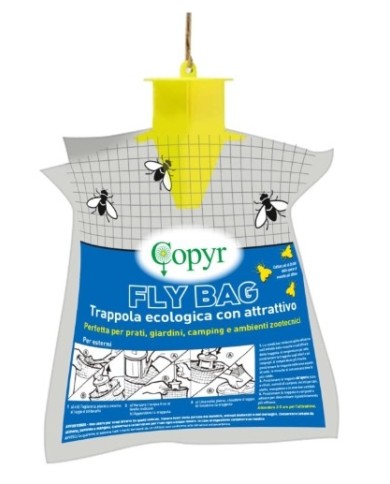 FLYBAG Trappola ecologica con attrattivo per mosche