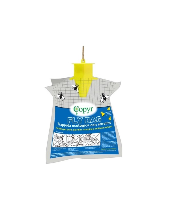 FLYBAG Trappola ecologica con attrattivo per mosche