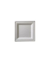 Fondina quadrata in polpa di cellulosa compostabile 16x16cm 50pz