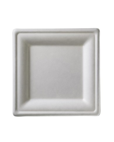 Fondina quadrata in polpa di cellulosa compostabile 26x26cm 50pz