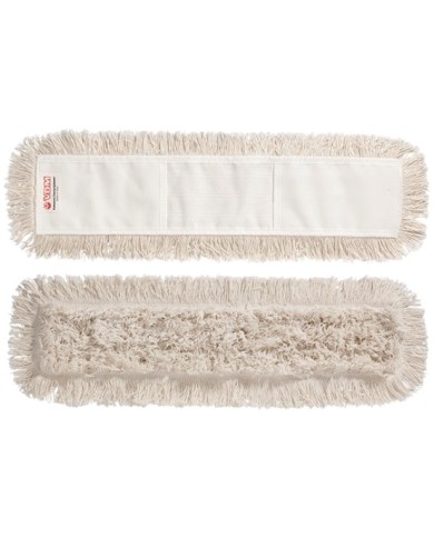 Frangia in cotone con tasche 100cm