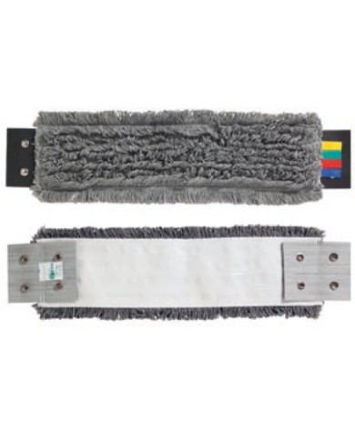 Frangia lavaggio ELPAROLL con bottoni 45x10 cm (grigia)