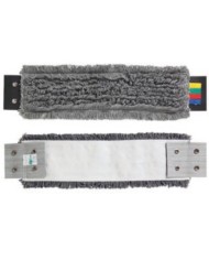 Frangia lavaggio ELPAROLL con bottoni 45x10 cm (grigia)