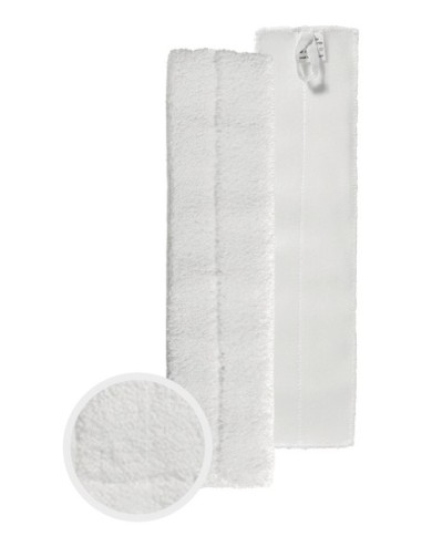 Frangia microfibra bianca con velcro 60x11 cm