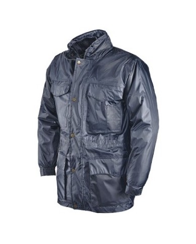 Giaccone Mister 2000 Top in tessuto poliestere-PVC blu Tg.S-3XL