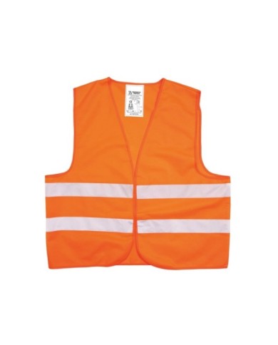Gilet ad alta visibilità arancione. Taglia unica per adulto