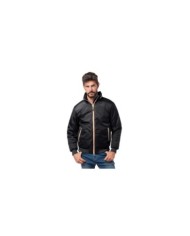 Giubbino Salomon5 in nylon imbottito nero con cerniera in contrasto Taglia: Dalla S alla XXXL