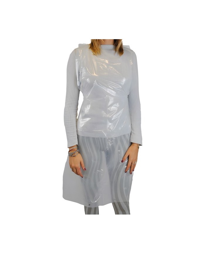 Grembiule Apron 30 taglia unica LDPE azzurro Worker conf. 100 pezzi
