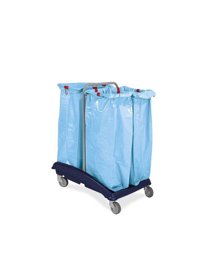 IDEABASE3 Carrello a 3 sacchi con clip