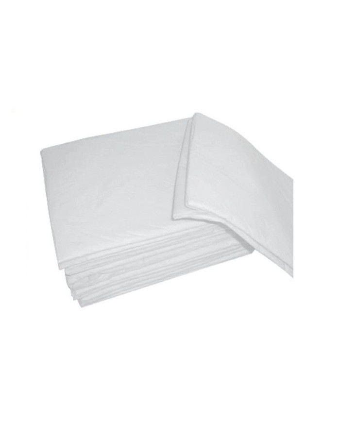 Lenzuola monouso bianche 140x240cm in cartoni da 50 pezzi