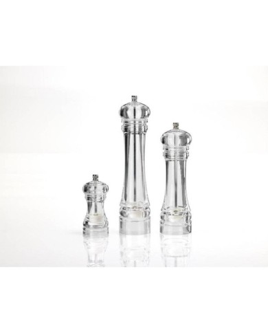 Macina sale o pepe trasparente in plexiglass 10cm