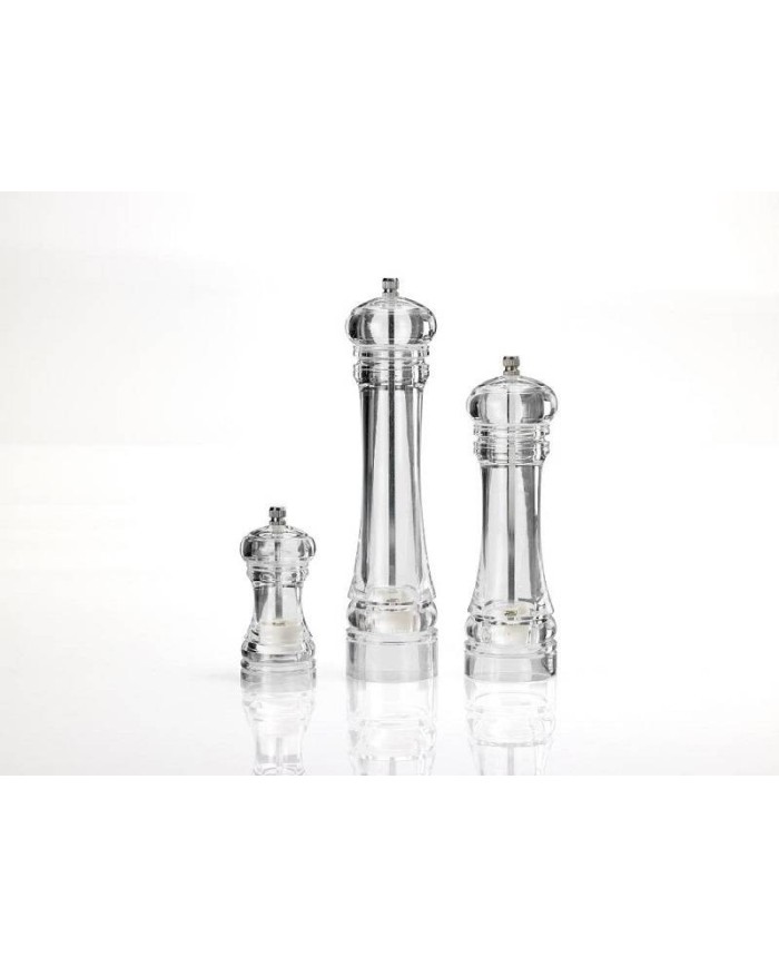 Macina sale o pepe trasparente in plexiglass 10cm