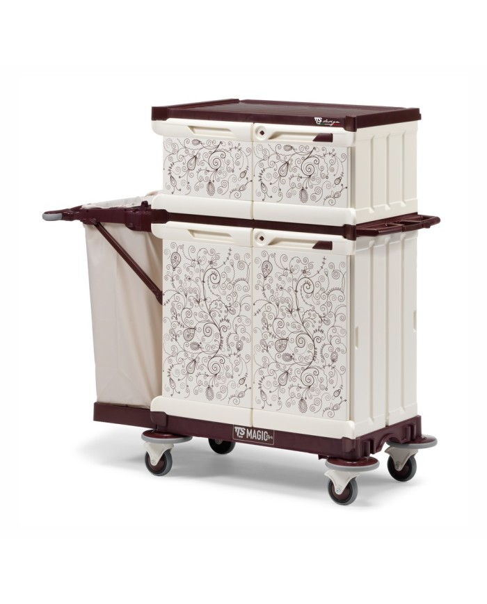 MagicArt 26 Safety Plus
Carrello alberghiero chiuso decorato con motivi grafici