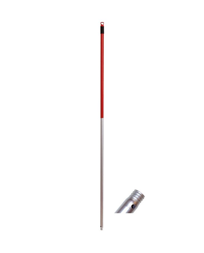 Manico 140cm alluminio con vite+foro (Eco)