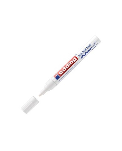 Marcatore a vernice edding 750 punta conica 2-4 mm bianco E-750