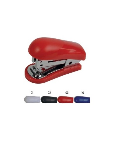 Mini graffettatrice da scrivania (1 ricarica di graffette inclusa)