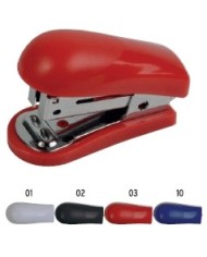 Mini graffettatrice da scrivania (1 ricarica di graffette inclusa)